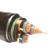 HUADONG 120 mm2 150mm 185mm 3c x 240 mm2 verzinnter Kupfer leiter 3-adrig mv 20 Kv 33kv unterirdisches kupfer gepanzertes Xlpe-Stromkabel