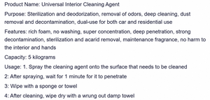 Agent de nettoyage universel multifonctionnel puissant en gros pour la dégraissage et le nettoyage dans divers contextes - Product Image 6