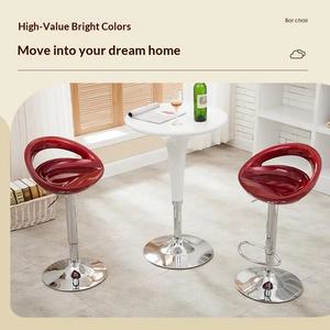Chaise de bar en métal haut de gamme, design américain moderne, réglable en hauteur, pivotante, tabouret de <span class=keywords><strong>caisse</strong></span> pour la maison - Product Image 2