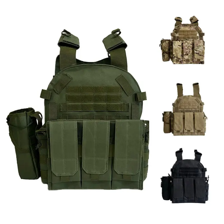 Personalizado OEM ODM multifuncional camuflaje armadura chaleco hombres mujeres chaleco táctico para entrenamiento al aire libre