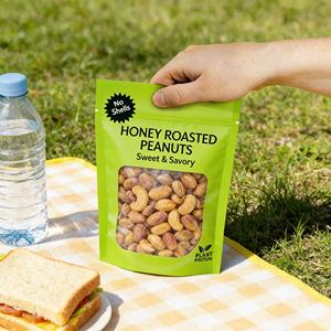 Bolsas de Embalaje con Cierre Ziplock y Ventana Transparente, Impresas con Logotipo Personalizado, Resistentes a la Humedad, para Frutos Secos, Granola y Fruta Deshidratada - Product Image 3