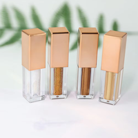 Fard à paupières liquide holographique brillant personnalisé, longue tenue, haute pigmentation, multi-chrome, maquillage vegan, fard à paupières liquide