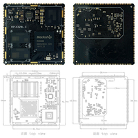 Carte de développement Rongpin RP3328 RK3328 Rockchip Quad-Core A53 Android Ubuntu Linux Open Source 1 Go de RAM 8 Go de stockage Mali 450 MP2