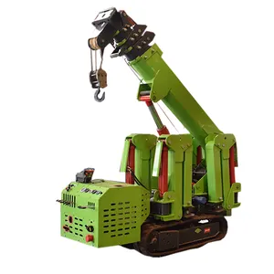 Spider Glass Lifting Crane Schmalraum-Mini-Crawler 360 Grad 1,2 Tonnen Elektrischer Spider-Kran Preis