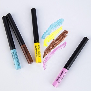Miglior all'ingrosso trucco chimico sopracciglio cosmetico liquido <span class=keywords><strong>Eyeliner</strong></span> impermeabile Neon illumina il trucco degli occhi colorati - Product Image 5