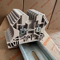 Nouveau Bloc de jonction Weidmuller WDU2.5 Original 1020000000 2,5 mm² pour rail DIN, borne de câblage traversante à vis, en stock