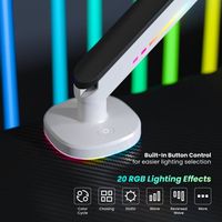 LDT54-C012L lengan Monitor game terbaik, dengan pencahayaan RGB pegas mekanis 17 "-32" kapasitas meja tempel 9kg