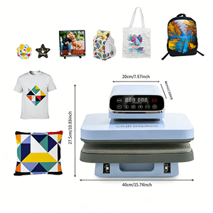 Presse à chaud plate automatique électrique 38*38cm pour la sublimation, 38x38cm pour les fleurs au <span class=keywords><strong>crochet</strong></span>, les vêtements pour femmes, les t-shirts - Product Image 1