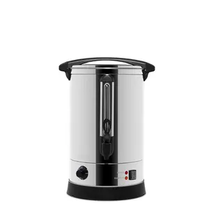 CE commercial stainless steel double layer 15L tabletop electric water boiler