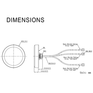 <span class=keywords><strong>Antenne</strong></span> omnidirectionnelle GPS <span class=keywords><strong>4G</strong></span> LTE MIMO à vis pour véhicule, camion, <span class=keywords><strong>camping</strong></span>-<span class=keywords><strong>car</strong></span>, navigation GPS, routeur <span class=keywords><strong>4G</strong></span> LTE - Product Image 5