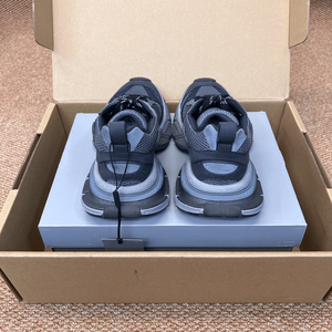 Zapatillas Deportivas Gruesas de Malla Gris Oscuro, Transpirables, Estilo Urbano, Casuales, con Plataforma, para Uso Diario - Product Image 6