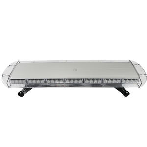 Biaochi 64 LED 34 \ "85CM Super Lumineux Ambulance Barre Lumineuse <span class=keywords><strong>Rouge</strong></span> Bleu Ambre Clignotant Alarme Avertissement Signal de Trafic pour Chargeur - Product Image 1