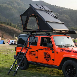 Tente de toit rigide à ouverture rapide, imperméable et coupe-vent, pour le camping tout-terrain et les voyages en toutes saisons - Product Image 2