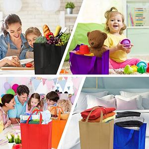 Bolsas de Compras Promocionales de Tela No Tejida, Bolsas de Mano al por Mayor, Imprimibles, Reutilizables, con Logotipo - Product Image 3