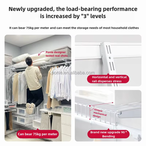 ราวแขวนเสื้อผ้าโลหะสำห<span class=keywords><strong>รับ</strong></span>งานอุตสาหกรรม พร้อมชั้นวางปรับระดับได้ เหมาะสำห<span class=keywords><strong>รับ</strong></span>ห้องครัว ห้องทำงาน จัดระเบียบ <span class=keywords><strong>รับ</strong></span><span class=keywords><strong>สั่ง</strong></span>ซื้อจำนวนมาก - Product Image 5