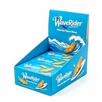 Boîte de présentation de snacks personnalisée en gros, boîte de présentation en carton pliable de haute qualité avec impression de logo personnalisé