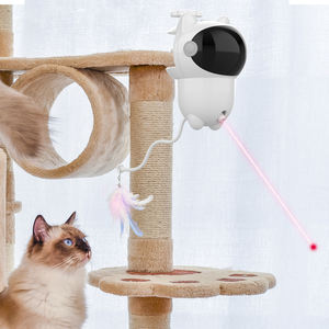 Novo 3 em 1 Gato Automático Brinquedos Interativos Inteligente Teasing Pet Interativo LED Teaser Laser <span class=keywords><strong>Toy</strong></span> para Gatos Indoor Kitten Kitty - Product Image 2