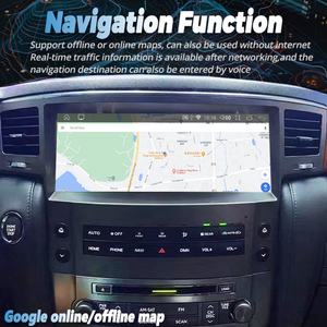Radio Multimedia para Auto con Android 13, Pantalla de 8 Pulgadas, Bluetooth, Carplay, GPS, Navegador, Reproductor de Video, para Lexus LX570 2007-2015 - Product Image 3