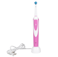 Brosse à dents électrique rechargeable multi-modes à rotation, étanche IPX7, alimentée par batterie, nouvelle génération
