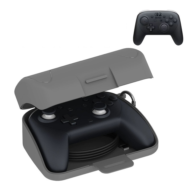 Hard Shell Travel Carrying Case for Nintendo Switch 2 Pro Controller Portable Carrying Bag With All Around Protection