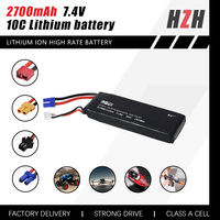 Batterie pour modèle d'avion en gros, Hubsan 7.4V 2700mah H501S H501C H501A, batterie pour drone quadricoptère télécommandé