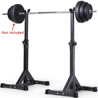 Support de squat pour équipement de gymnastique multifonction Power Barbell Rack Squat Stand
