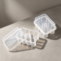 Boîtes en plastique PP transparentes en gros pour le stockage de flacons de vaccin 10ml 7ml 5ml 3ml, étui porte-flacons pour l'emballage de peptides, épaisse