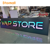 Enseigne lumineuse 3D extérieure pour magasin, logo en lettres, lettres en relief, panneau publicitaire en acrylique LED, enseigne lumineuse, enseigne commerciale, IP67