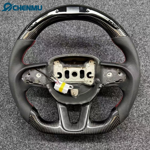 Volant de course en fibre de carbone personnalisé couverture en cuir Napa parfaitement adapté pour Dodge Charger Charger SRT <span class=keywords><strong>RT</strong></span> - Product Image 2