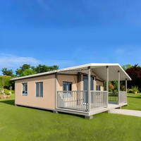Maison mobile préfabriquée 99% étanche, 2 à 3 chambres, maison modulaire pliable, mini-maison de luxe extensible, conteneur de 20, 30 ou 40 pieds