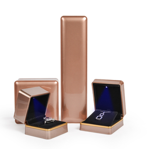 Wholesale Bracelet Necklace Earring Ring Packaging <b>LED</b> Jewelry <b>Box</b> With <b>LED</b> <b>Light</b> - Product Image 1