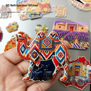 Imán de Resina de Camello Tianshan de las Regiones Occidentales de Xinjiang, Recuerdo de Viaje Creativo y Cultural en 3D - Product Image 4