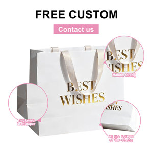 Borsa Shopping Lusso Rosa in Kraft con Logo Personalizzato per Confezioni Regalo di Profumi, Cosmetici e Abbigliamento - Product Image 5