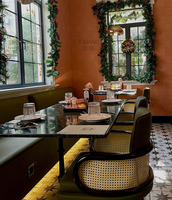 Meubles intelligents modernes commerciaux table basse chaises restaurant café club décoration