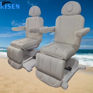 Cama de Spa Eléctrica Hidráulica Ajustable Kisen - 3 Motores, Ajuste de Altura de Piernas, PVC, Esponja de Alta Densidad, Uso Comercial en Hoteles - Product Image 4