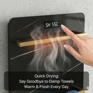 <span class=keywords><strong>Radiateur</strong></span> de salle de bain d'hôtel mural en pierre frittée de luxe, taille personnalisée, pour projet hôtelier, décoration intérieure, chauffe-serviettes électrique chauffant - Product Image 3