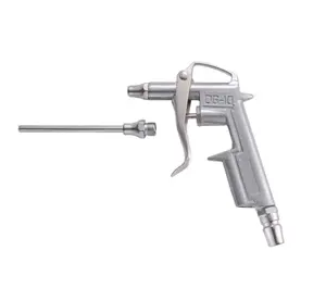 Pistola de sopro de metal macio tipo D com dois bicos intercambiáveis, acoplador de ar DG-10 com conector rápido e compressor de ar, novo design