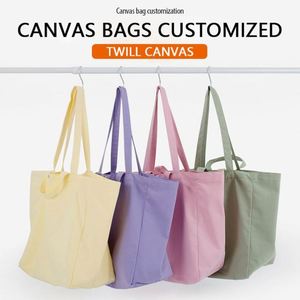 Sac fourre-tout en toile de coton réutilisable et écologique, design tendance, avec logo personnalisé imprimé – Offre spéciale - Product Image 6