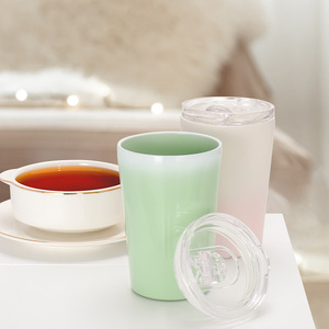 Stainless Steel Tumbler 16 Oz Straight Cup With Lid For Travel And Office Use - Product Image 2