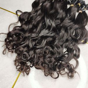 Nuovo arrivo <span class=keywords><strong>capelli</strong></span> ondulati cambogiani grezzi 100% cuticola vergine allineata estensioni dei <span class=keywords><strong>capelli</strong></span> con punta a K <span class=keywords><strong>capelli</strong></span> umani <span class=keywords><strong>cheratina</strong></span> Prebonded - Product Image 4