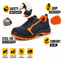 Chaussures de sécurité industrielles ACE, embout en acier, tige en maille, coupe basse, unisexe, durables, anti-perforation pour la semelle intermédiaire, isolation électrique, toutes tailles