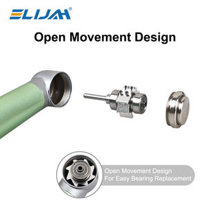 Vente flash : Turbine dentaire haute vitesse à 2/4 trous, tête standard, intégrée CNC, silencieuse 60 dB, avec roulement en céramique pour dentiste - Product Image 2