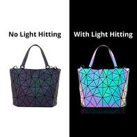 LOVEVOOK Ensemble de sacs à main de luxe de créateur, sacs à main géométriques lumineux réfléchissants, sacs à main et portefeuilles géométriques pour femmes