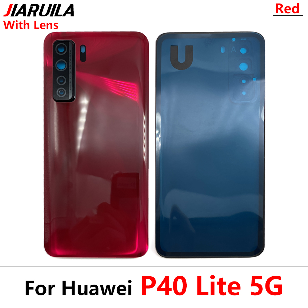 P40 lite 5G con fotocamera rossa