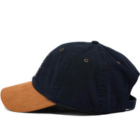 Casquette de baseball en daim à 6 panneaux avec broderie personnalisée de haute qualité et logo en relief, visière incurvée, pour le sport, vente en gros 2026