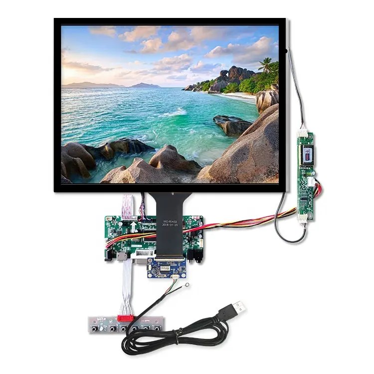 15 inç 15 inç yedek TFT LCD dokunmatik ekran reklam TV 1024*768 dokunmatik ekran boyutu ekran Panel modülü LCD 15 inç sürücü