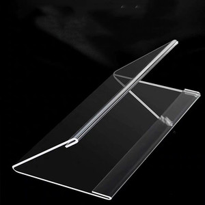 V-Vormig Doorzichtig Acryl Plastic Naam Kaart <span class=keywords><strong>Display</strong></span> Houder Tafelteken Prijskaartje Voor Vergadering Kaart Zittende Driehoek Ontwerp - Product Image 5