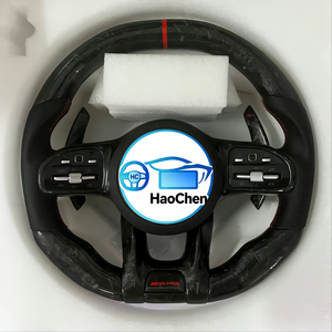 Ensemble complet de volant pour Mercedes Benz W213 Classe E <span class=keywords><strong>E220d</strong></span> E350 AMG Line, volant à fond plat, remplacement direct - Product Image 1