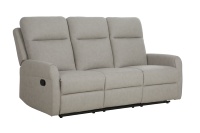 Ensemble de fauteuils inclinables manuels en tissu de la SX-81432-1-2-3 technologie pour le salon Design moderne 3 + 2 + 1 avec meubles à ossature en bois