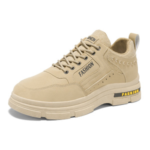 Chaussures de travail respirantes et tendance pour hommes, style décontracté, antidérapantes, en tissu, pour l'automne, idéales pour les nouveaux chantiers - Product Image 5